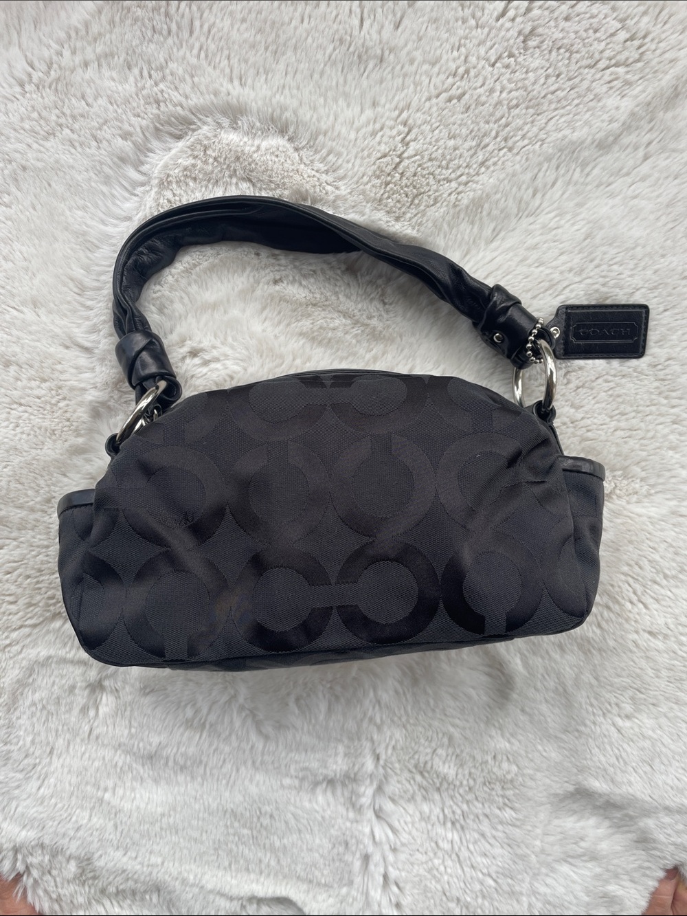 VTG Coach Parker Op-Art Signature shoulder bag,